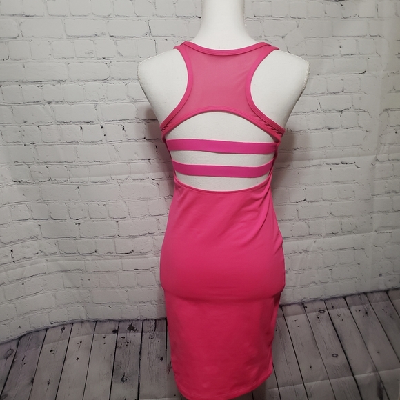 Fabletics Sz S Tropez Dress in Magenta - Picture 5 of 15